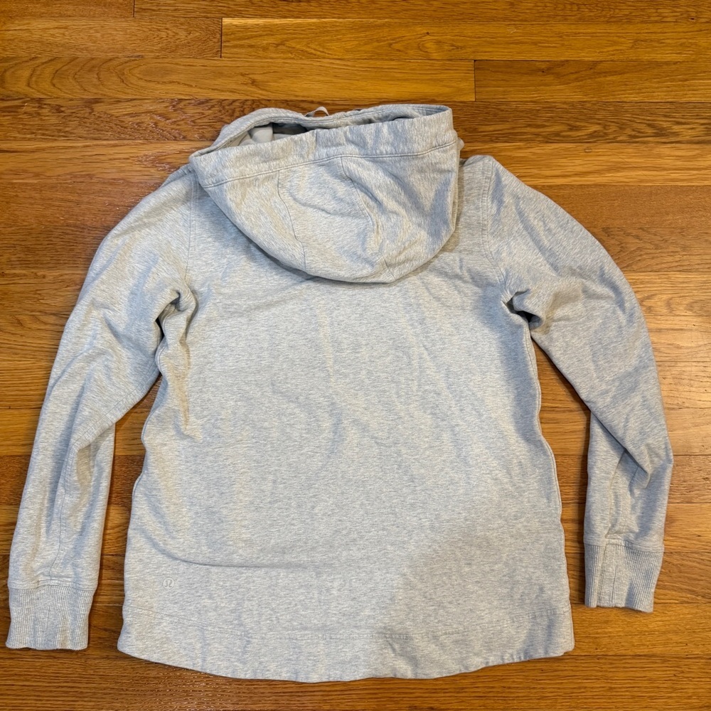 Lululemon Split Pullover Heathered Light Grey/Sea… - image 6